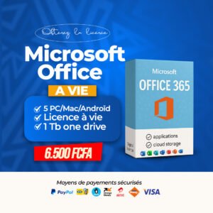 LICENCE MICROSOFT A VIE